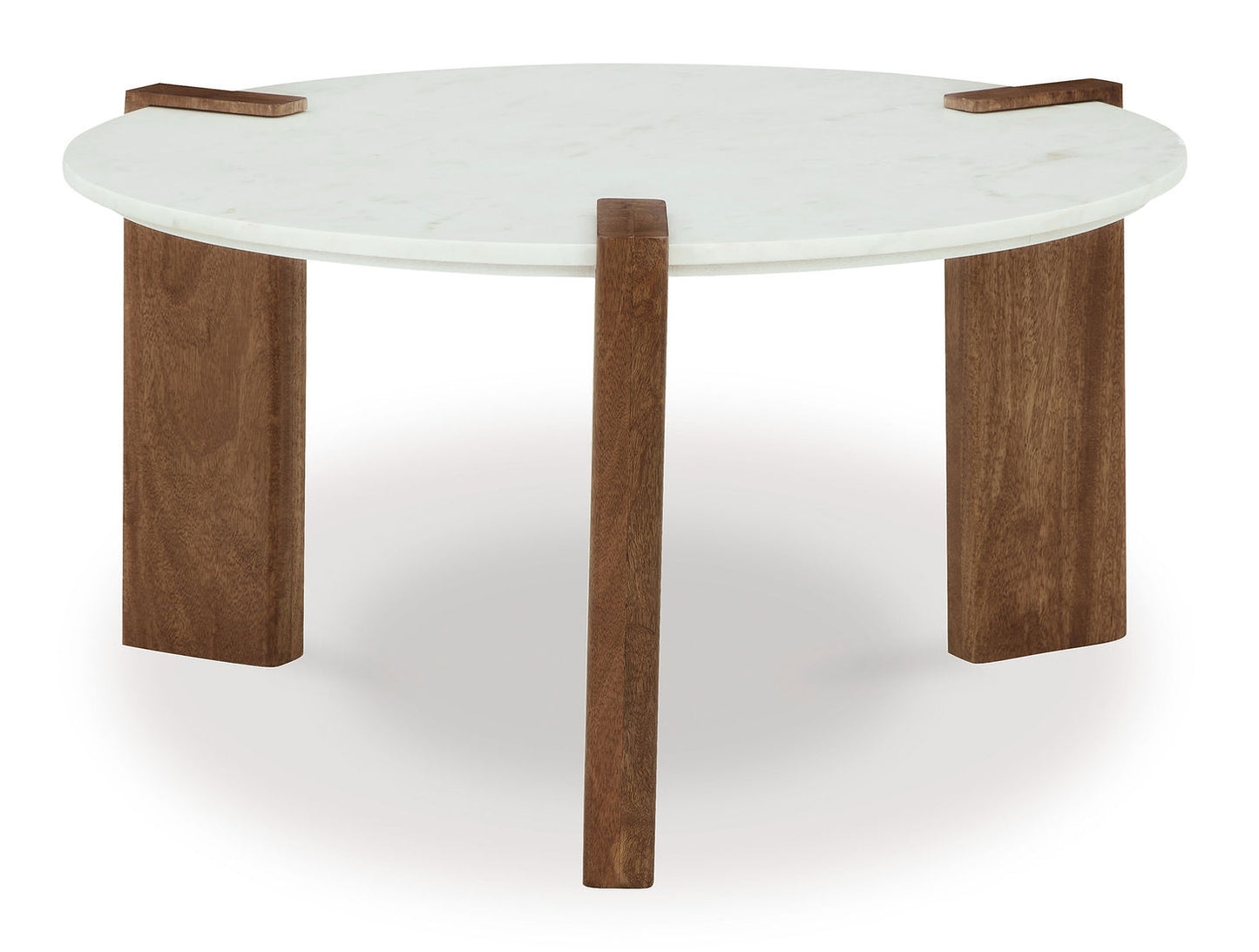Isanti White/Brown Coffee Table T652-8