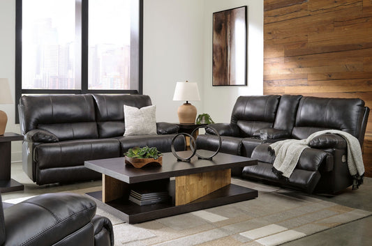 Mountainous Eclipse POWER Reclining Sofa and Loveseat U65801