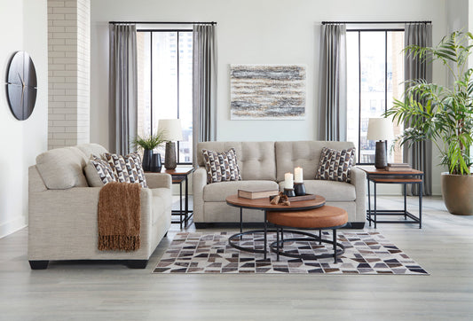 Mahoney Pebble Sofa and Loveseat 31004