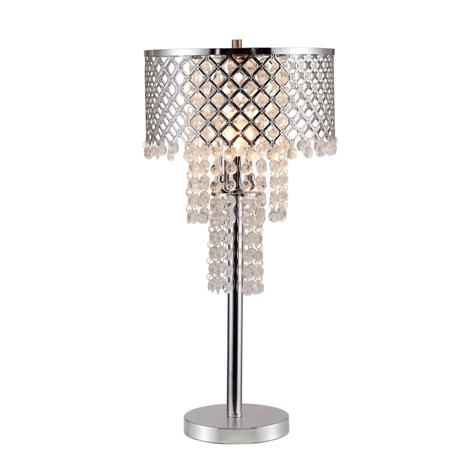 CRYSTAL ON MESH TABLE LAMP 6239