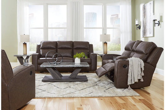 Lavenhorne Umber Reclining Living Room Set 63306