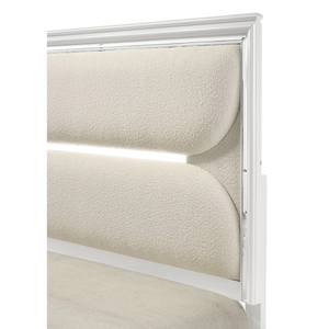 Eden White LED Panel Bedroom Set B7400