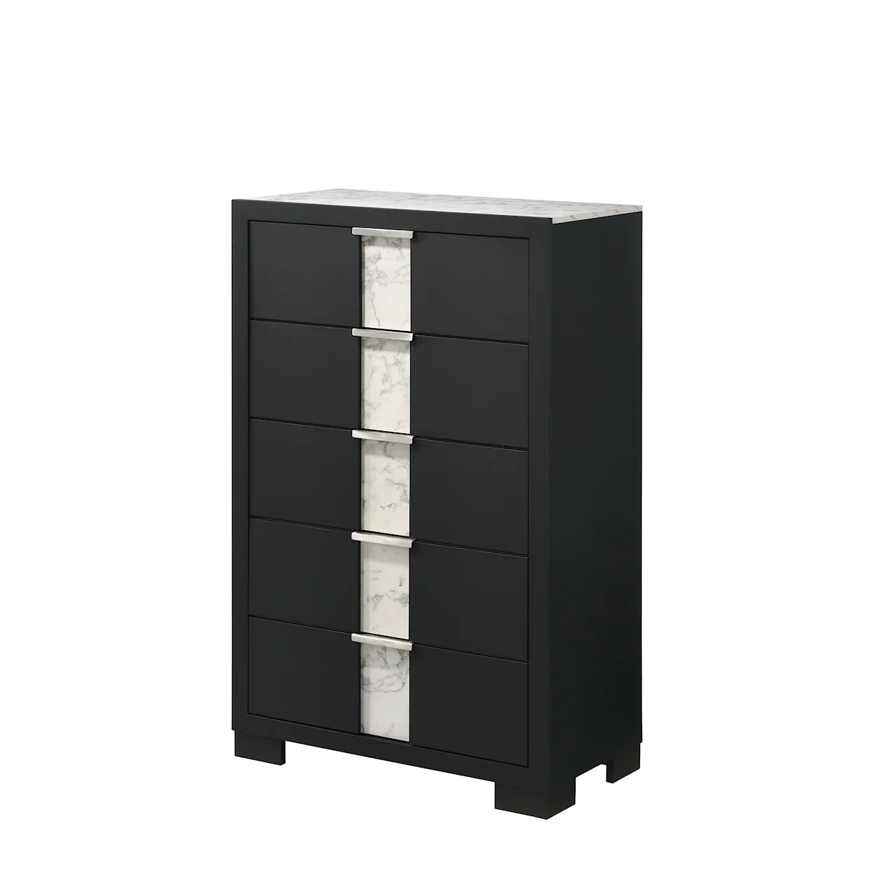 Rangley Black LED Panel Bedroom Set B6835