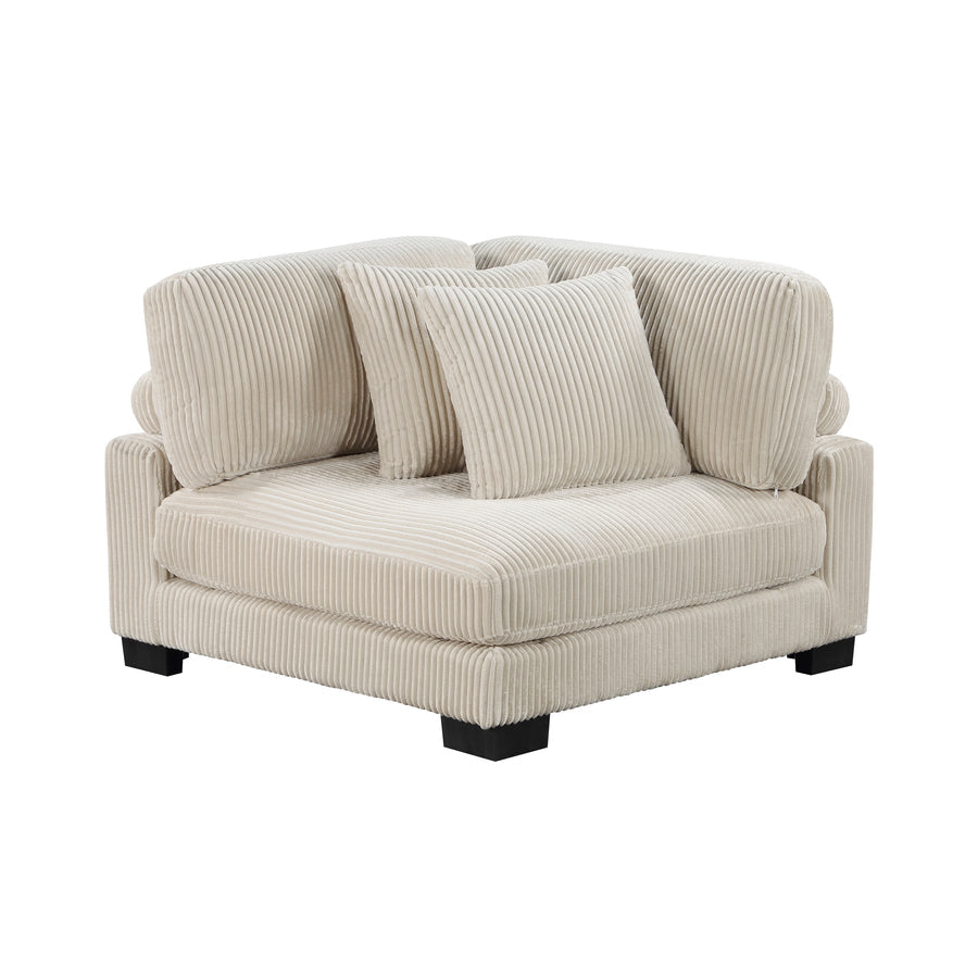 Traverse Beige 6pc Modular Sectional with Ottoman 8555