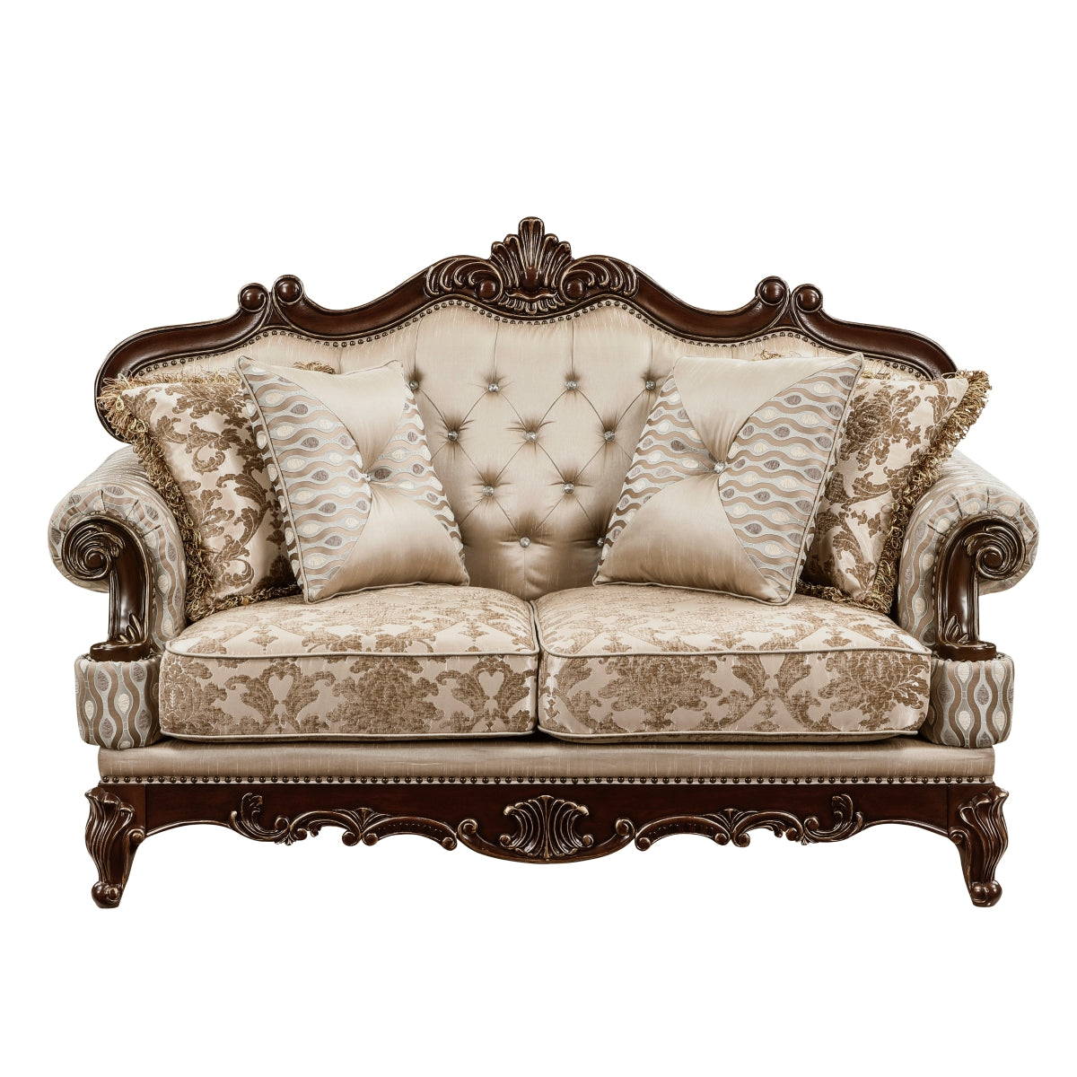 Balthazar Chenille Fabric  Living Room Set 8570