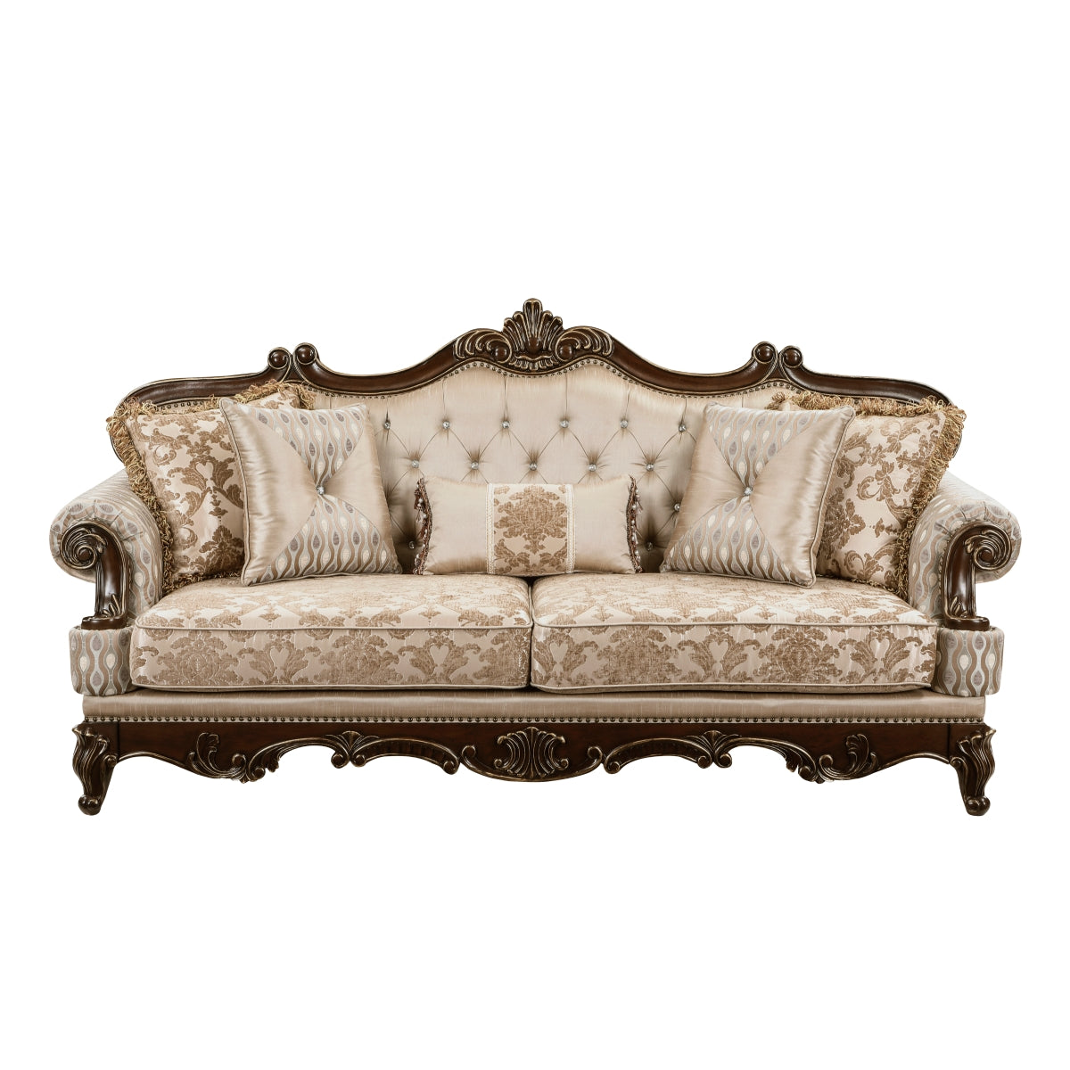 Balthazar Chenille Fabric  Living Room Set 8570