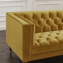 Load image into Gallery viewer, Evelyn Yellow Luxury Chesterfield Sofa