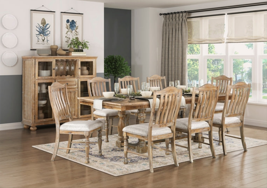 Weatherford Wheat Finish Dining Room Set 5904