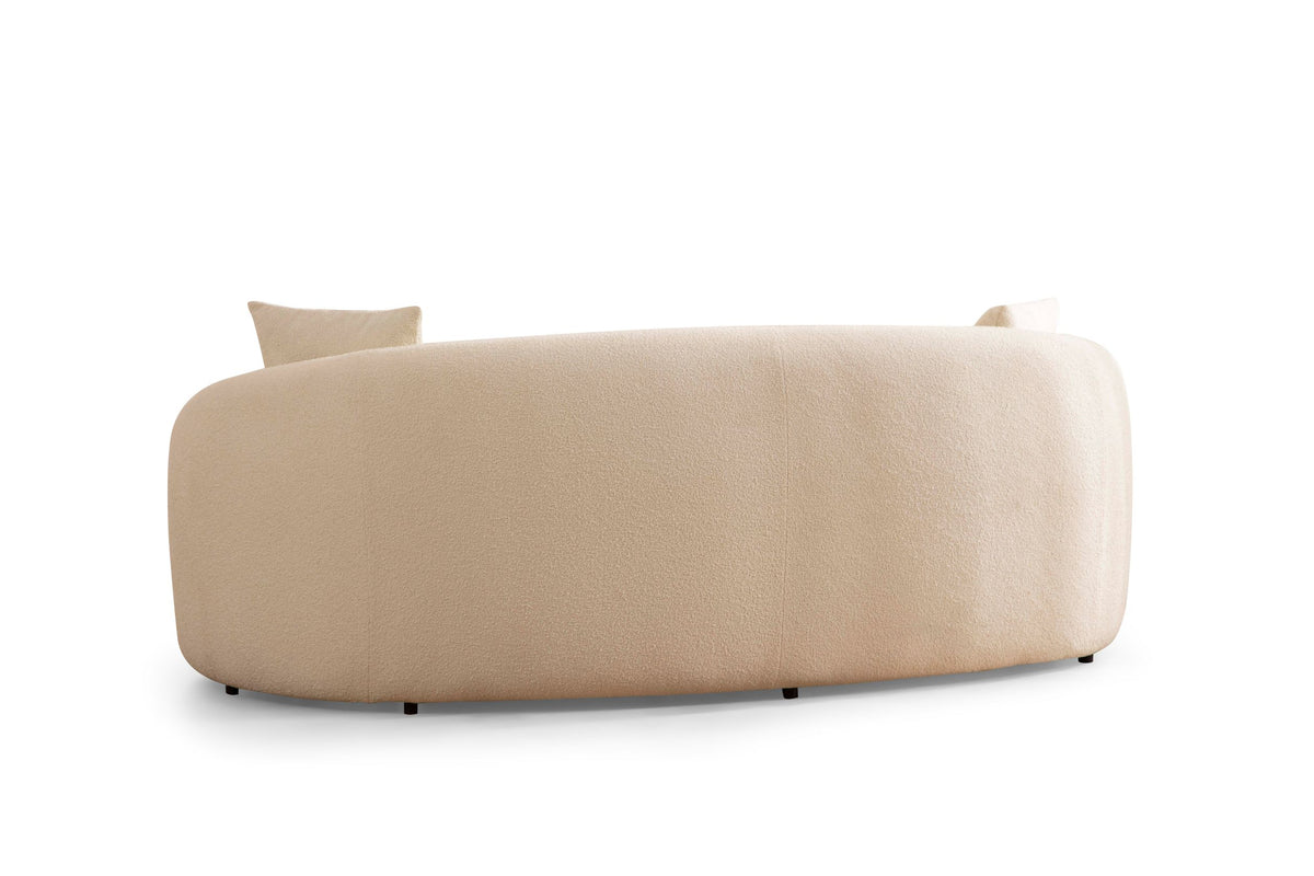 Bonita Ivory Boucle Living Room Set