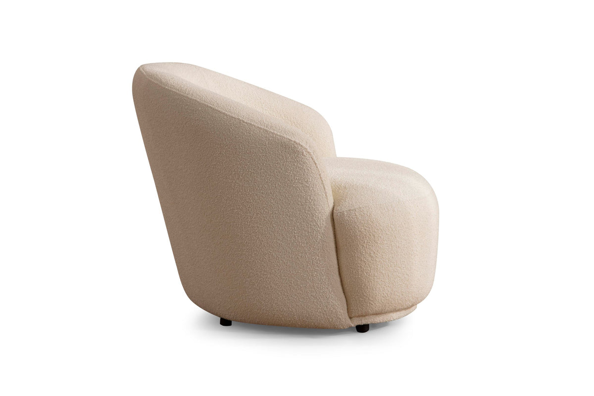 Bonita Ivory Boucle Living Room Set