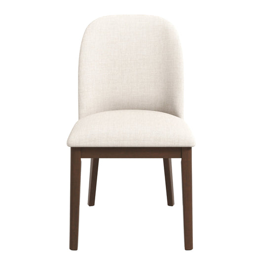 Kaitlyn Beige Linen Dining Chair Set Of 2