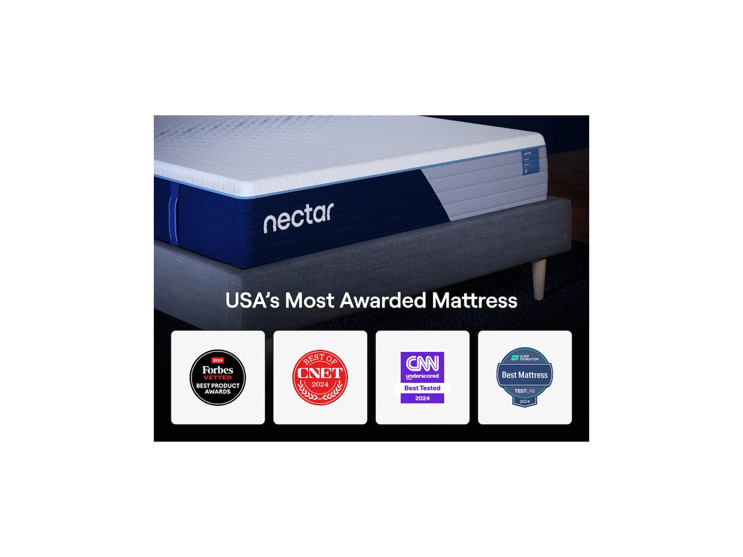 Nectar 12" Classic Hybrid Firm Queen Mattress M140