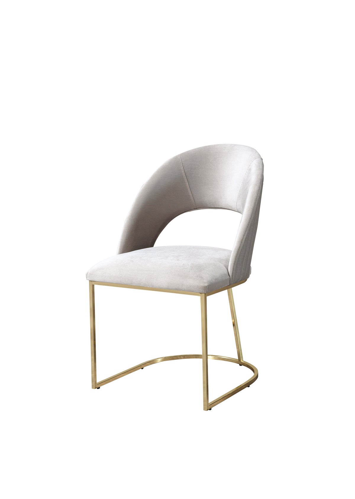 Milena Ivory/Gold 7pc  Dining Room Set