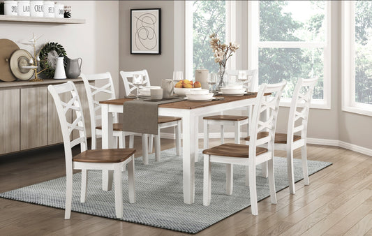 Dobson White 7pc Dining Room Set 5894