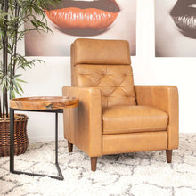 Load image into Gallery viewer, Grifin Mid Century Modern Leather Accent Chair