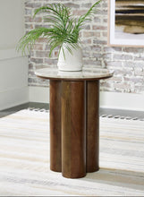 Load image into Gallery viewer, Henfield Beige/Brown Accent Table    A4000623