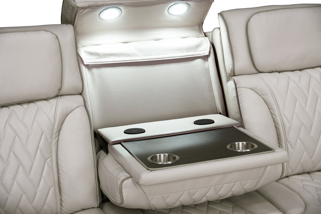 Dubai Sand POWER/LED/BLUETOOTH SPEAKERS 3pc Reclining Set