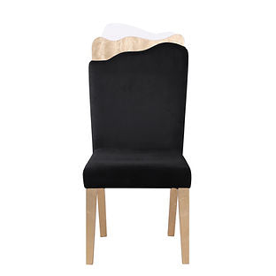Orion White/Black/Gold 7pc Dining Room Set D901