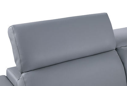 Favo L.Blue  Italian Leather Living Room Set MI-1250