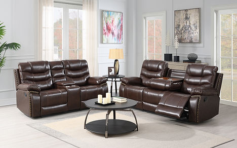 Delmar Brown 3pc Reclining Set S3506