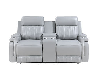 Ethan Light Grey 3pc Reclining Set S2121