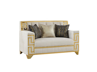 Hira Cream/Gold Sofa and Loveseat S3700