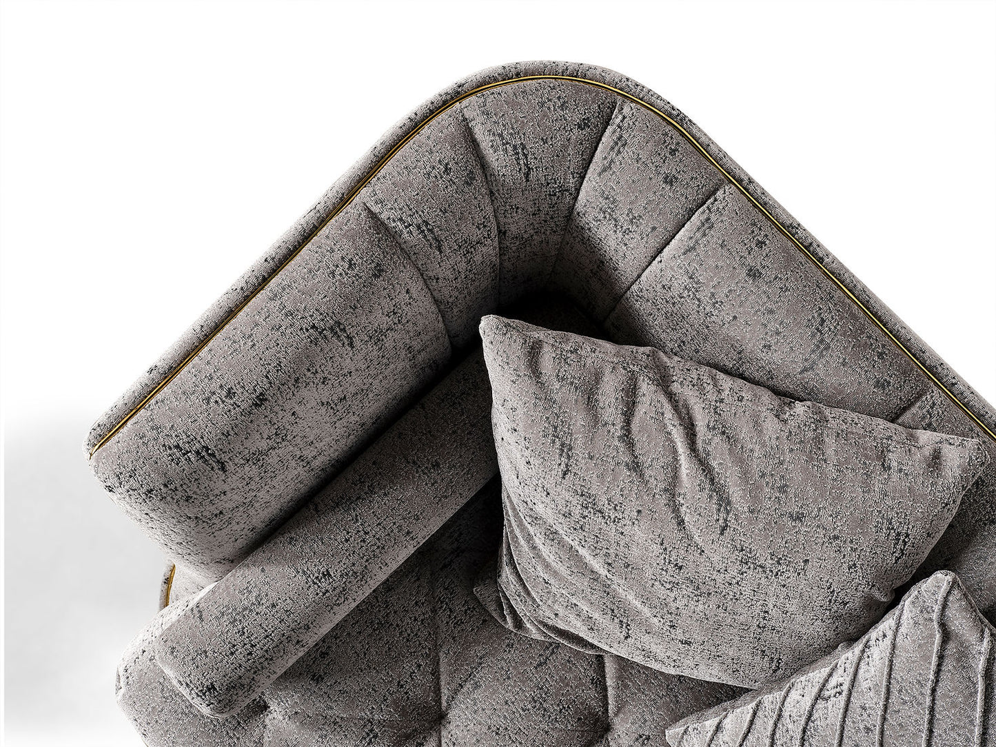 Elit Grey Sofa and Loveseat