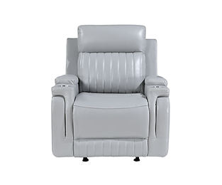 Ethan Light Grey 3pc Reclining Set S2121