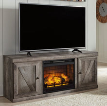 Load image into Gallery viewer, Wynnlow Gray 60&quot; TV Stand with Electric Fireplace EW0440-268