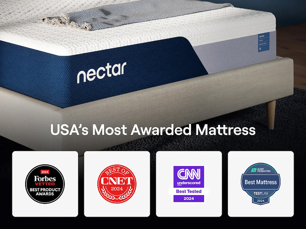 Nectar 12" Therapeutic Memory Foam Firm King Mattress
