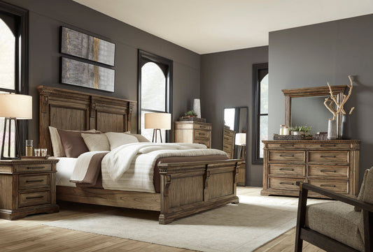 Markenburg Brown Panel Bedroom Set B77056