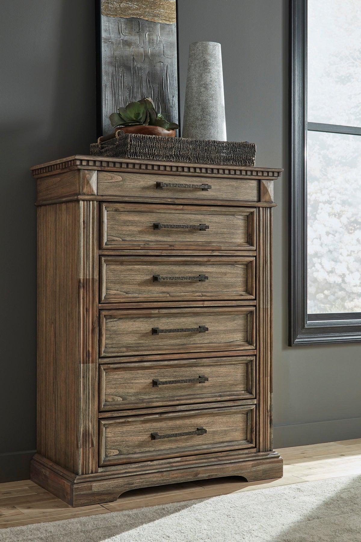 Markenburg Brown Panel Bedroom Set B77056