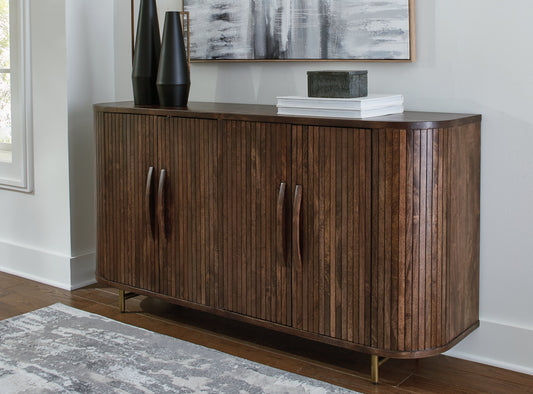 Amickly Dark Brown Accent Cabinet A4000571