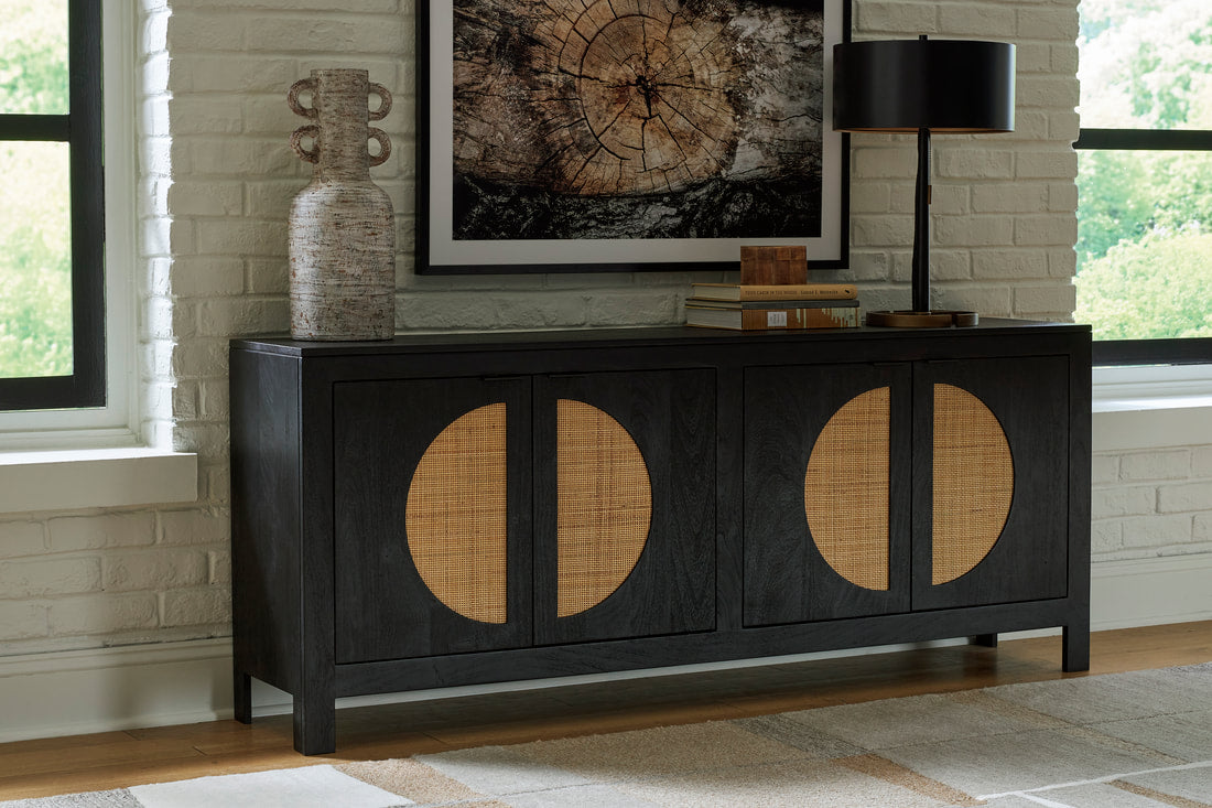 Cliffiings Black/Natural Accent Cabinet
A4000575