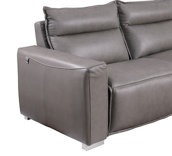 Sierra Grey POWER/OVERSIZED Reclining Sectional MI-1235