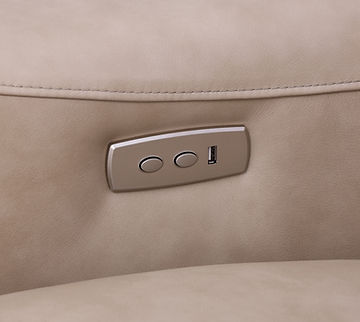 Sierra Beige POWER/OVERSIZED Reclining Sectional MI-1235