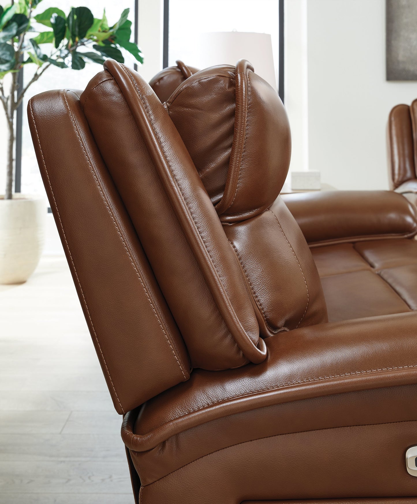 Healy Pier Chocolate Power Reclining Sofa and Loveseat U11204