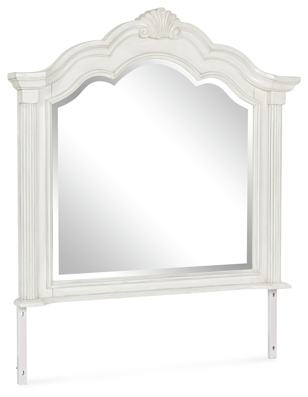 Montelaine Antique White Upholstered Panel Bedroom Set B795