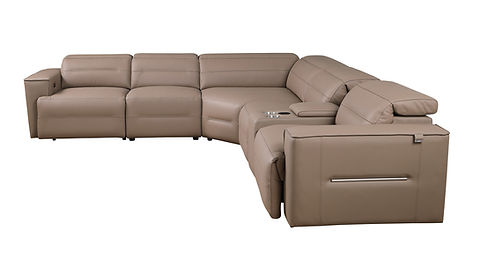 Nexus Brown POWER Reclining Sectional MI-1260