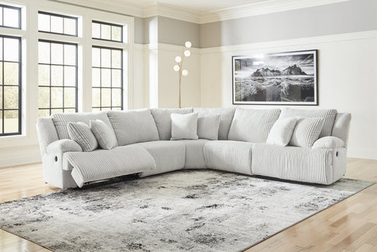 Top Tier Alloy 5pc Reclining Sectional  92706