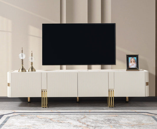 Santana Ivory 79" Tv Stand