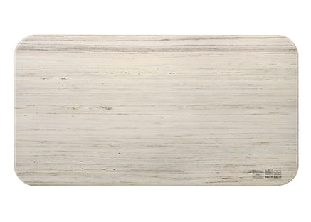 Adriana Grey Oak/Salmon 7pc MARBLE  Dining Set D1300