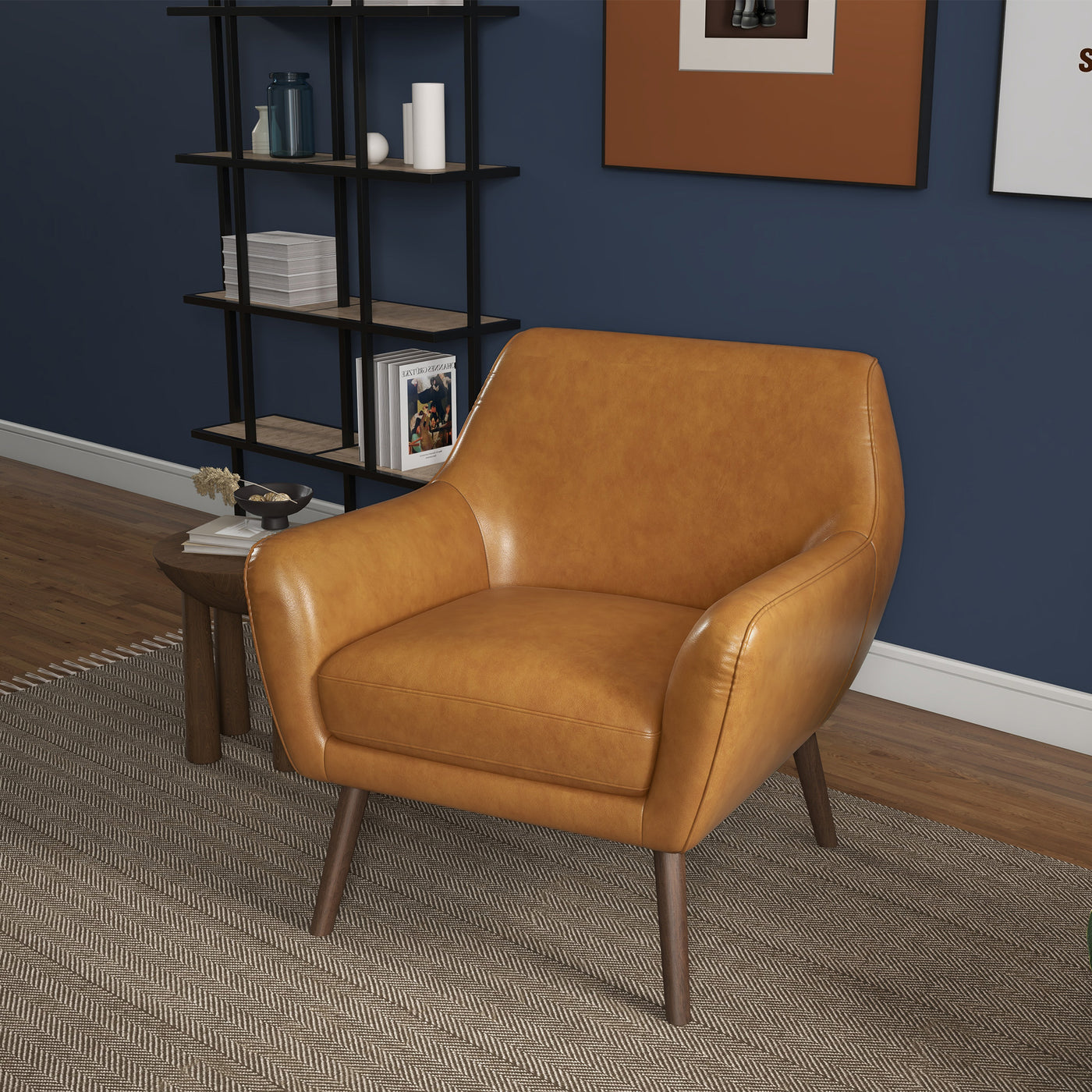 Panom Tan Genuine Leather Lounge Chair