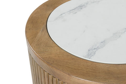 Camdill Brown/White End Table T808