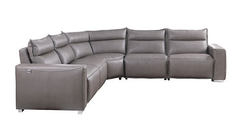 Sierra Grey POWER/OVERSIZED Reclining Sectional MI-1235