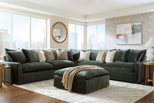 Carriage View Jade 3pc Sectional 78001