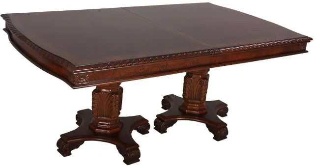 Neo Renaissance Brown Formal Extendable  Dining Set | 2400