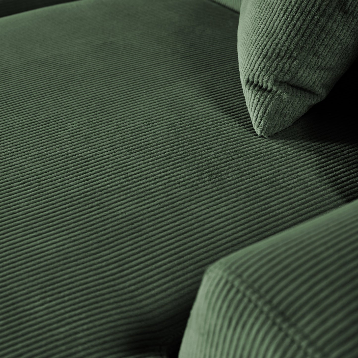Mar Green RAF Sectional Corduroy Sofa