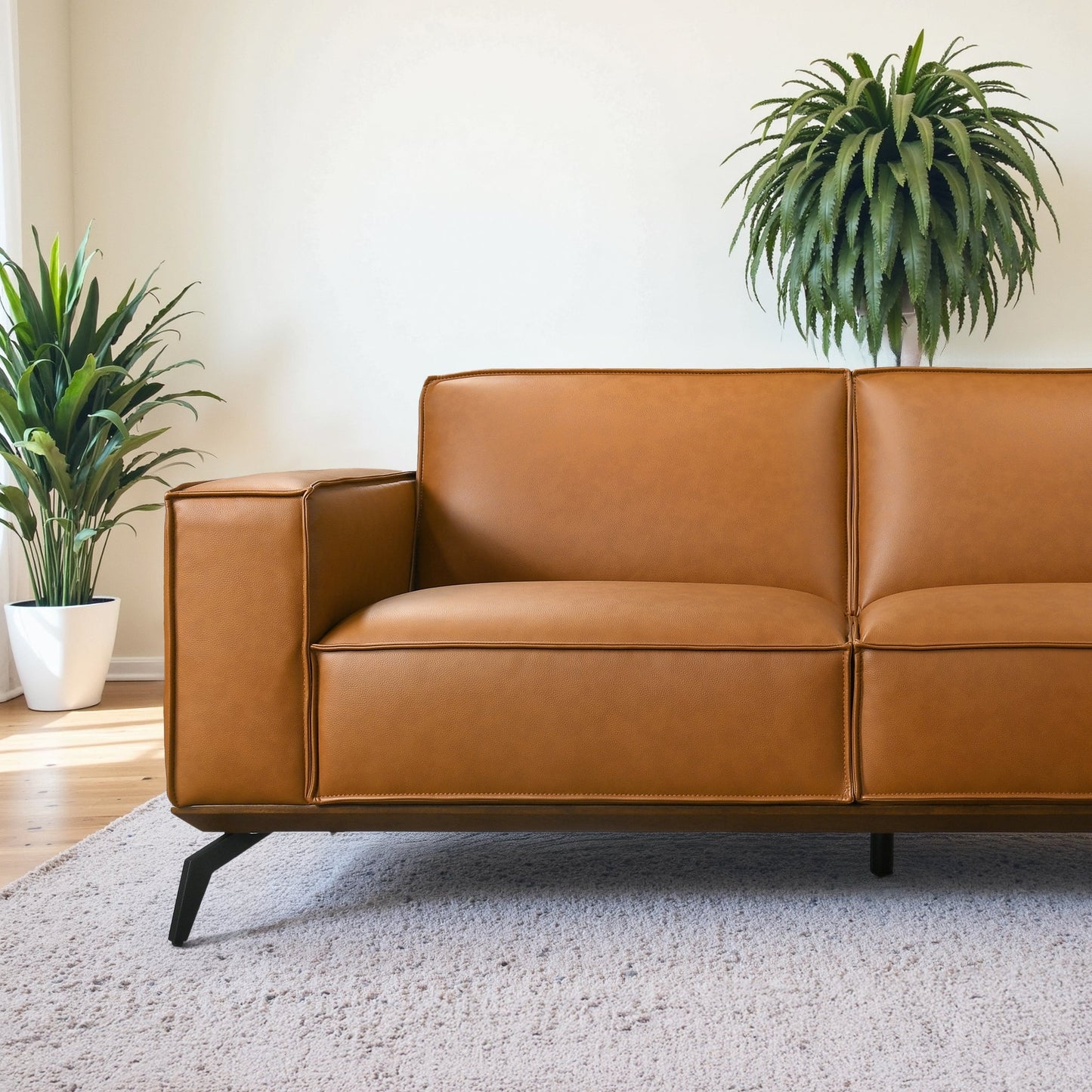Brenham Easy Clean Modern Right Sectional Sofa & Chaise