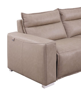 Sierra Beige POWER/OVERSIZED Reclining Sectional MI-1235
